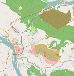 Mapa lokalizacyjna Dęblina