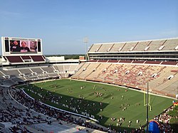 Davis Wade Stadium is the second-oldest stadium in the FBS. DavisWadeStadiumExpansion.jpg