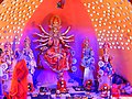 Decoration and Idol at 2017 Saptami Behala area Durga Puja 17