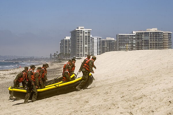 Members of BUD/S Class 284 participate in Hell Week at the Naval Special Warfare Center, Naval Amphibious Base Coronado, Aug. 13, 2010.