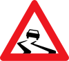 A31: Slippery road