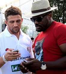 Alex Reid (left) with Derek Chisora in 2011 Derek Chisora 2011.jpg