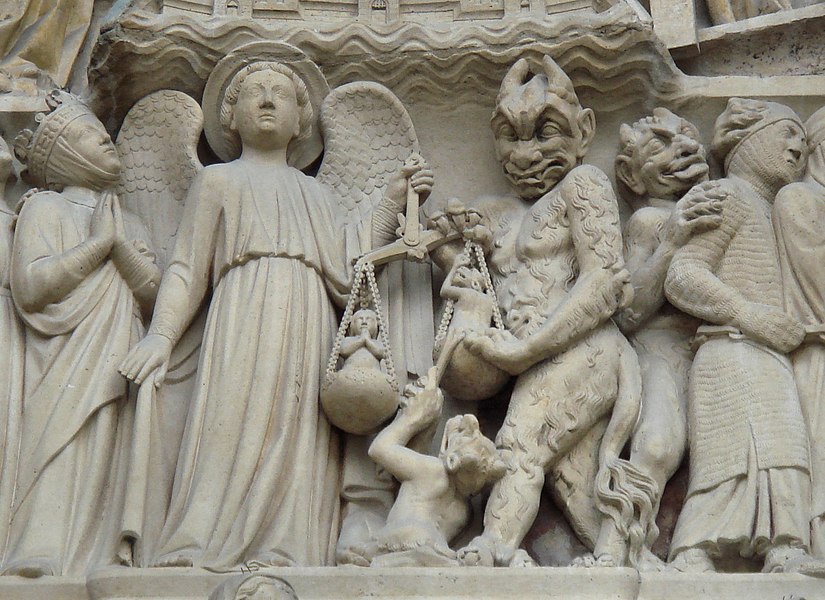 Памятники созданные в xi веке. Статуи и рельефы собора Парижской Богоматери.