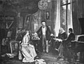 Die Gartenlaube (1894) b 521.jpg Richard und Cosima Wagner mit Liszt und Hans v. Wolzogen in ihrem Heim „Wahnfried“ 1880 (S)