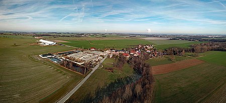 Doberschau Gaußig Techritz Aerial Pan