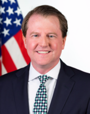 Don McGahn, former White House Counsel to President Trump Don McGahn official photo.png