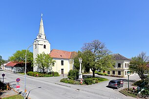 Ortszentrum von Drösing.