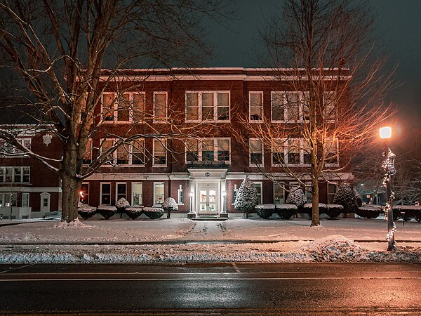 East Aurora Middle School from Main Street