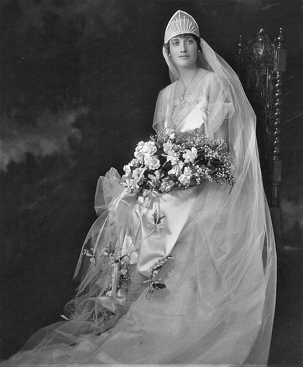 Edith "Big Edie" Ewing Bouvier Beale 1917 Wedding Portrait