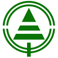 Emblem of Nishiki, Yamaguchi (1959–2006).svg