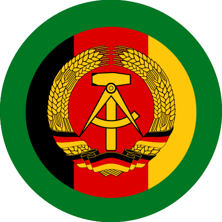 L’emblème des véhicules des troupes frontalières de la RDA de 1979 à 1990.