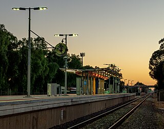 <span class="mw-page-title-main">Evanston railway station</span> Railway station in Adelaide, South Australia