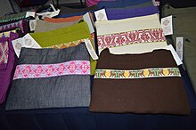 Shirts with Mazahua embroidery ExpoIndigenous2015 008.JPG