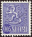 The same stamp, but print plate II and luminescent paper (Michel No. 556IIy from 1974)