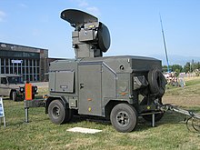 Ein Skyguard-Feuerleitstand von Oerlikon der österreichischen Luftwaffe