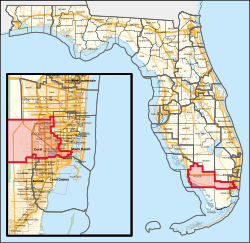 Florida's 26th congressional district in Miami (since 2023).svg