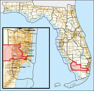 Florida's 26th congressional district in Miami (since 2023).svg