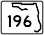 State Road 196 marker