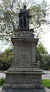 Vista del monumento a Francisco de Paula Santander en el paseo de la Reforma.