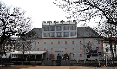 Frankfurt, Explora Museum Außenansicht