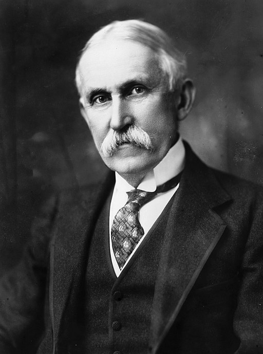 Franklin MacVeagh, formal bw photo portrait, 1909