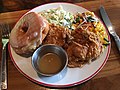 Fried Chicken and Donut (served with gravy, coleslaw and street corn), Washington D.C.