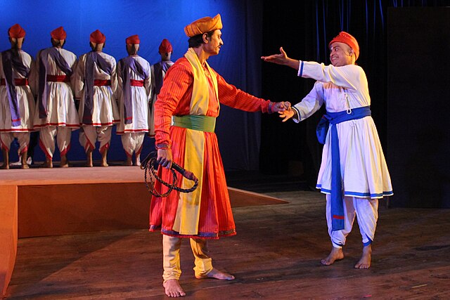 Ghashiram Kotwal being performed at Bharat Bhavan, Bhopal