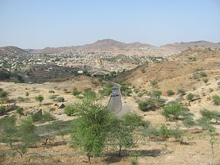 <span class="mw-page-title-main">Ghinda</span> Town in Northern Red Sea, Eritrea