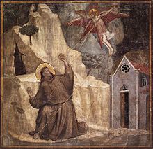 Fresco of Saint Francis Receiving the Stigmata, Giotto, c. 1320s