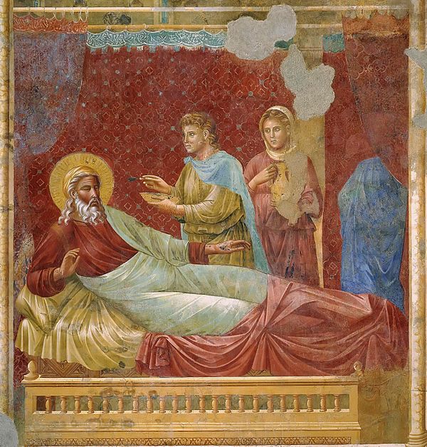 Isaac blessing his son, as painted by Giotto di Bondone