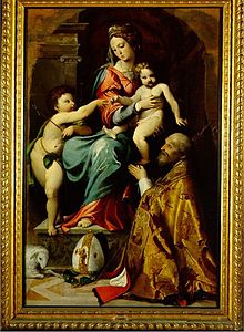 Giovanni Francesco Bembo, The Virgin and Child, St. John the Baptist and St. Nicholas, 1514 Giovanni Francesco Bembo.jpg