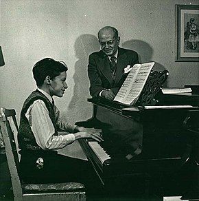 Glenn Gould und Alberto Guerrero, um 1945