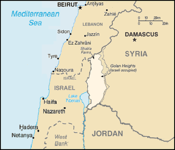 Trump će potpisati sporazum o Golanskoj visoravni 350px-Golan_Heights_Map