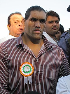 The Great Khali Indian professional wrestler, actor, and powerlifter