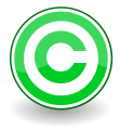 File:Green copyright shiny.svg