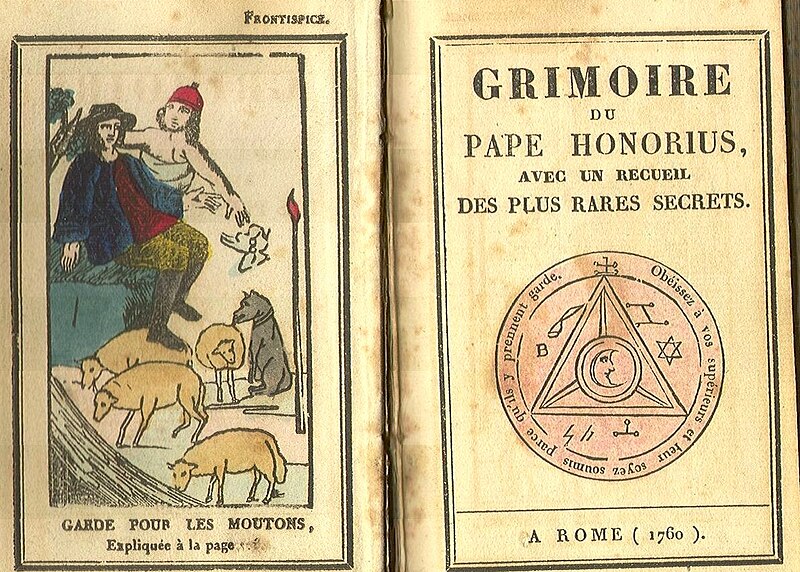 File:Grimoire du Pape Honorius (allegedly 1760).jpg