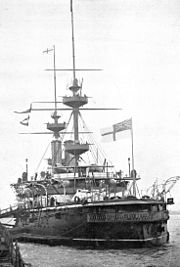 HMSMajesticSternShowing3Pounders