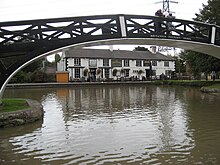 Hawkesbury Junction viewed from the Coventry Canal looking towards the Oxford Canal Hawkesbury-junction.jpg