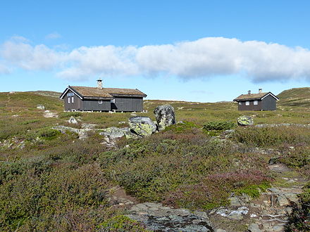 Hiking lodge in Hardangervidda