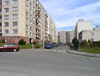 Horní Bříza : rue Comenius.