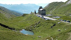 Turistaház a Kis Szent Bernát-hágón