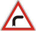 Curve to the right ahead
