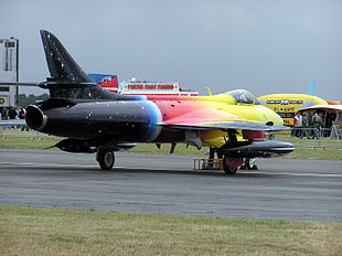 Uno Hawker Hunter privato fotografato nel 2004