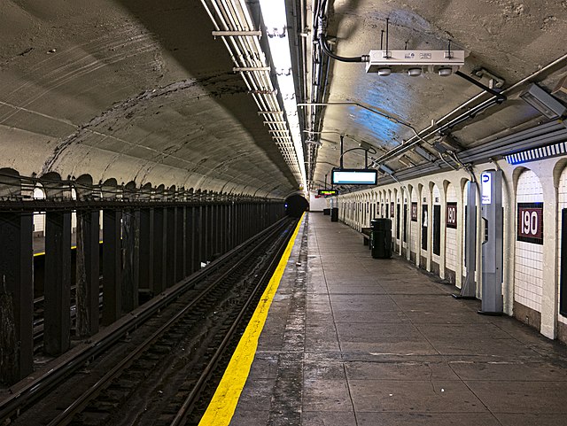 Southbound platform