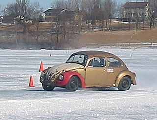 <span class="mw-page-title-main">Ice racing</span> Form of racing that uses various vehicles on ice