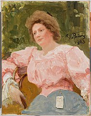 Young Woman in Pink