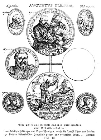 Abbindung aus Saxonia numismatica
