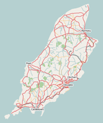 Карта-схема автошляхів острова