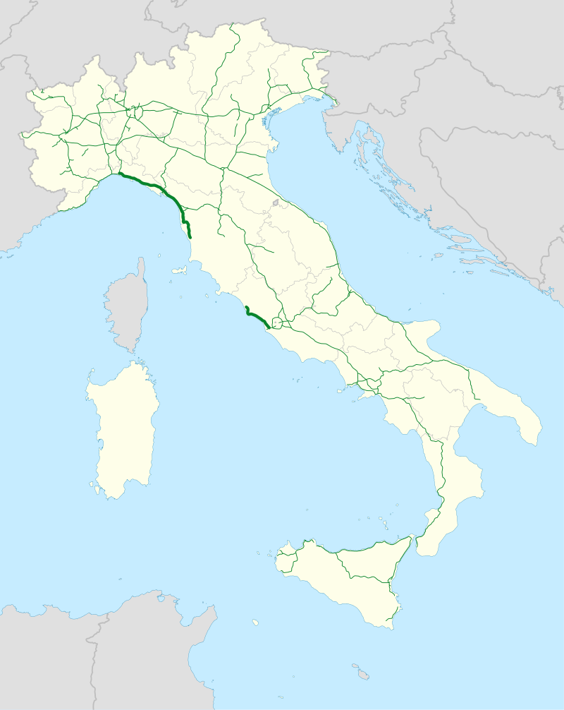 Autostrada A12 (Italia) - Wikipedia