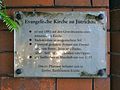 Informationstafel an der Kirche